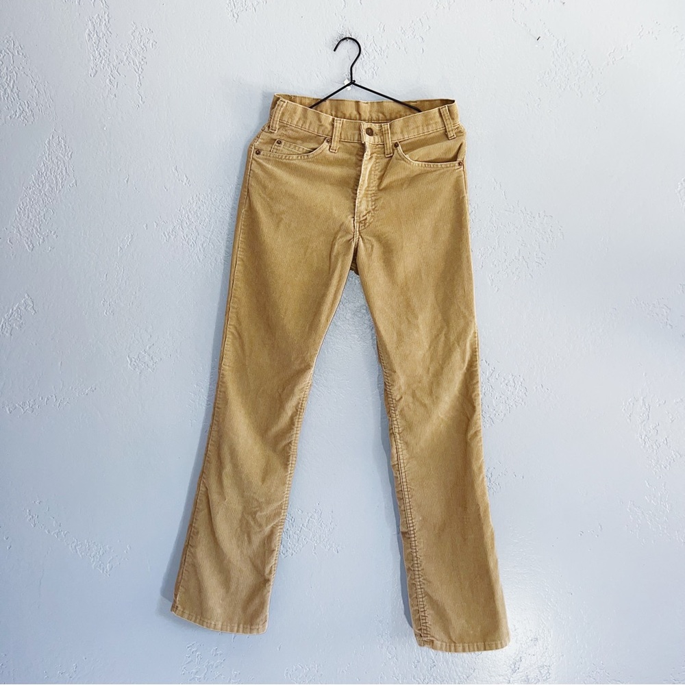Vintage 70s Brown Corduroy 517 Jeans Size 30/28” Talon Zipper